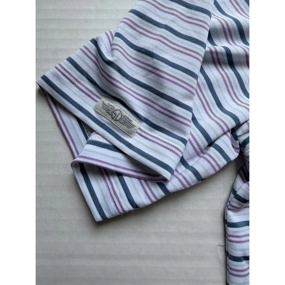 Straight Down Men's Golf Polo Striped Xl - Picture 4 of 7
